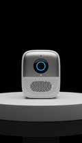 Smart safety device brushed aluminum front